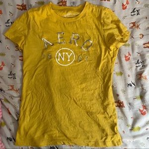 Muster yellow Aeropostal T-shirt